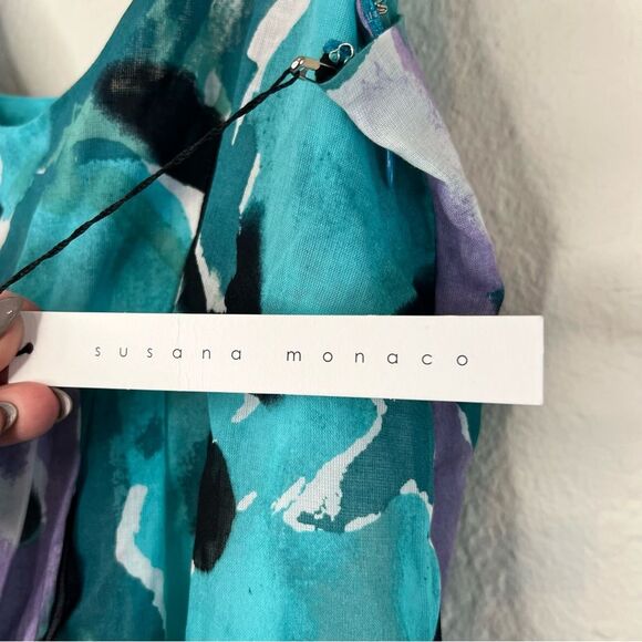 NWT SUSANA MONACO tank dress with pockets 🌺 size 4 - Picture 3 of 5